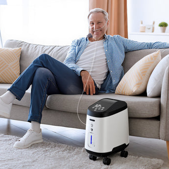 VARON VH-2 PRO Concentratore di ossigeno domestico | Flusso continuo regolabile, certificato CE (9 livelli)