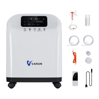 VARON VH-4 Concentratore di ossigeno domestico | Flusso continuo regolabile, certificato CE (1–9 livelli)