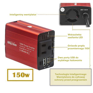 Adattatore di conversione di energia da CC a AC VH-2 per auto