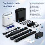 VARON VP-8G | Concentratore di ossigeno portatile con tecnologia a dose pulsata (8 livelli regolabili)