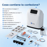 VARON VH-4 Concentratore di ossigeno domestico | Flusso continuo regolabile, certificato CE (1–9 livelli)