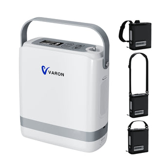 VARON VP-8G | Concentratore di ossigeno portatile con tecnologia a dose pulsata (8 livelli regolabili)