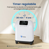 VARON VH-4 Concentratore di ossigeno domestico | Flusso continuo regolabile, certificato CE (1–9 livelli)