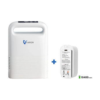 VARON VP-2 Portable Oxygen Generator, 5 liters/minute pulsed oxygen delivery system.