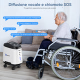 VARON VH-2 PRO Concentratore di ossigeno domestico | Flusso continuo regolabile, certificato CE (9 livelli)