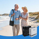 VARON VP-8 Lite | Concentratore di ossigeno portatile da 2 kg con flusso pulsato a 7 livelli