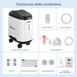 VARON VH-2 PRO Concentratore di ossigeno domestico | Flusso continuo regolabile, certificato CE (9 livelli)