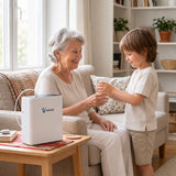 VARON VP-6 Portable Oxygen Generator, provides continuous oxygen from 1 to 6 liters/min.