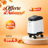 VARON VH-2 PRO Concentratore di ossigeno domestico | Flusso continuo regolabile, certificato CE (9 livelli)