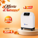 VARON VH-4 Concentratore di ossigeno domestico | Flusso continuo regolabile, certificato CE (1–9 livelli)