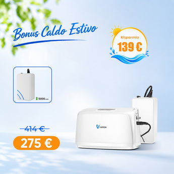 VARON VL-1 | Concentratore di ossigeno portatile, alimentazione a batteria, certificazione CE