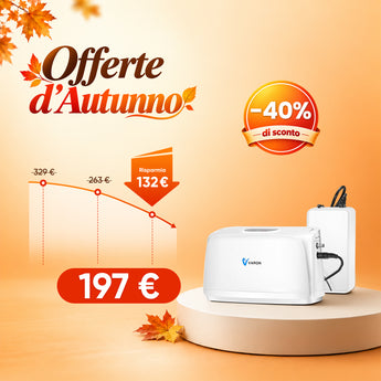 VARON VL-1 | Concentratore di ossigeno portatile, alimentazione a batteria, certificazione CE