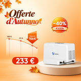 VARON VL-2 | Concentratore di ossigeno portatile da 3 L/min a flusso continuo, con batteria, certificazione CE