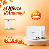 VARON VL-2 | Concentratore di ossigeno portatile da 3 L/min a flusso continuo, con batteria, certificazione CE