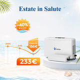 Concentratore di ossigeno portatile VARON VL-2, 3 L/min