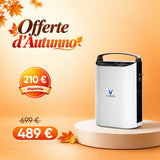 VARON VP-1 | Concentratore di ossigeno portatile a flusso pulsato, con batteria, autonomia 24 ore, certificazione CE