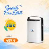 VARON VP-1 | Concentratore di ossigeno portatile a flusso pulsato, con batteria, autonomia 24 ore, certificazione CE
