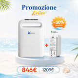 VARON VP-2 Portable Oxygen Generator, 5 liters/minute pulsed oxygen delivery system.