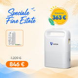 VARON VP-2 | Concentratore di ossigeno portatile a flusso pulsato, con batteria, ossigeno al 93%, lunga durata della batteria, certificazione CE