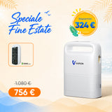 VARON VP-2 | Concentratore di ossigeno portatile a flusso pulsato, con batteria, ossigeno al 93%, lunga durata della batteria, certificazione CE