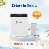 Concentratore di ossigeno portatile VARON VP-6, con flusso continuo da 1 a 6 L/min