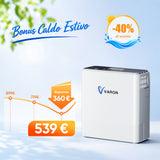 VARON VP-6 | Concentratore di ossigeno portatile a flusso continuo, con batteria, controllo a 6 livelli, certificazione CE