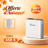VARON VP-6 | Concentratore di ossigeno portatile a flusso continuo, con batteria, controllo a 6 livelli, certificazione CE