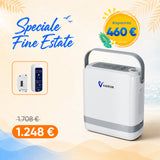 VARON VP-8G | Concentratore di ossigeno portatile con tecnologia a dose pulsata (8 livelli regolabili)