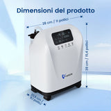 VARON VH-4 Concentratore di ossigeno domestico | Flusso continuo regolabile, certificato CE (1–9 livelli)